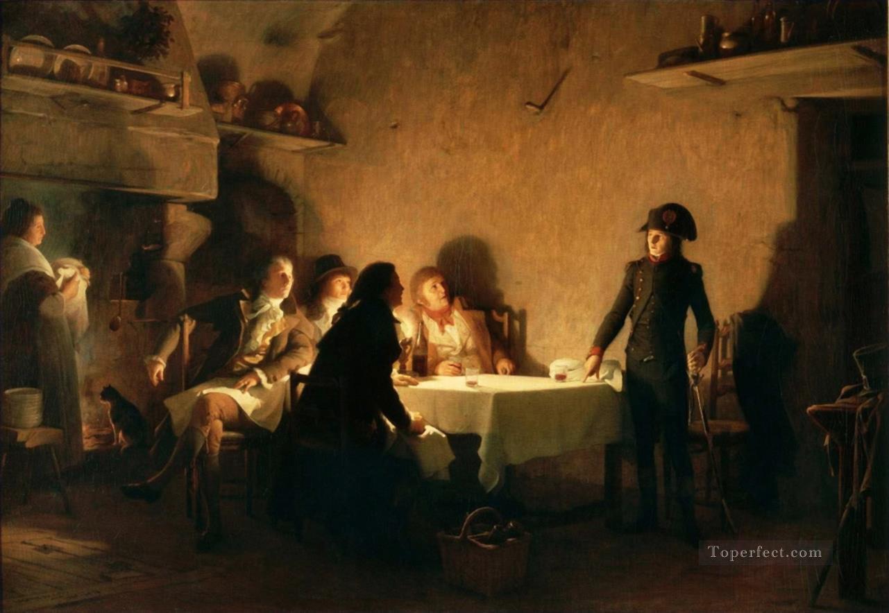 La cena de Beaucaire Jean Jules Antoine Lecomte du Nouy Realismo orientalista Pintura al óleo